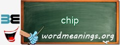 WordMeaning blackboard for chip